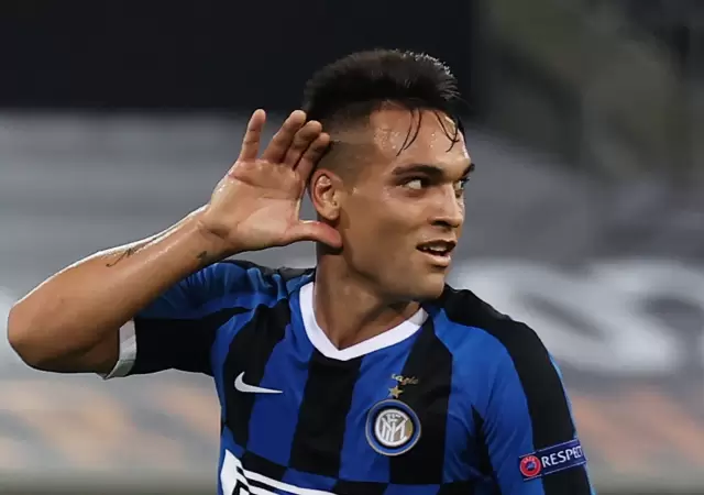 Lautaro Mart�nez sin pelos en la legua
