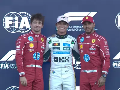 El podio de la Clasificaci�n del GP de M�xico