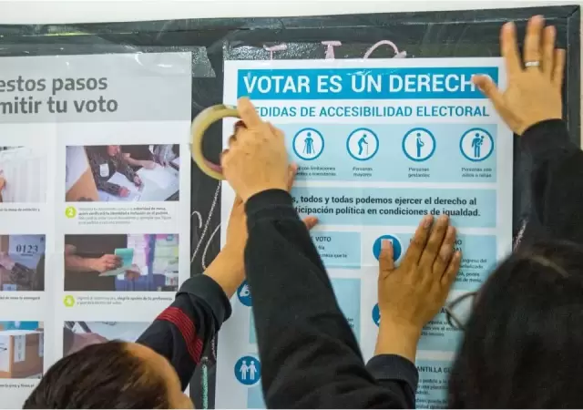 Derecho y obligaci�n. El voto es la manera en que la ciudadan�a se expresa a la hora de elegir.