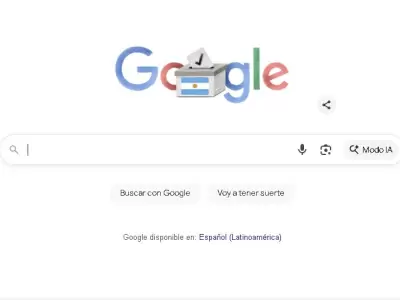 Google celebra las elecciones legislativas 2025 en Argentina con un doodle especial.