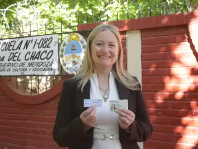 La escuela Provincia del Chaco, en Cuadro Benegas. El colegio primario de la vicegobernadora Hebe Casado.