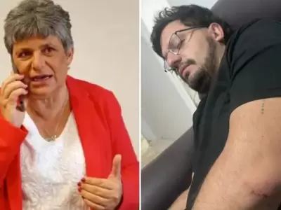 La diputada formose�a Gabriela Neme y su hijo fueron atacados por militantes de Gildo Insfr�n.