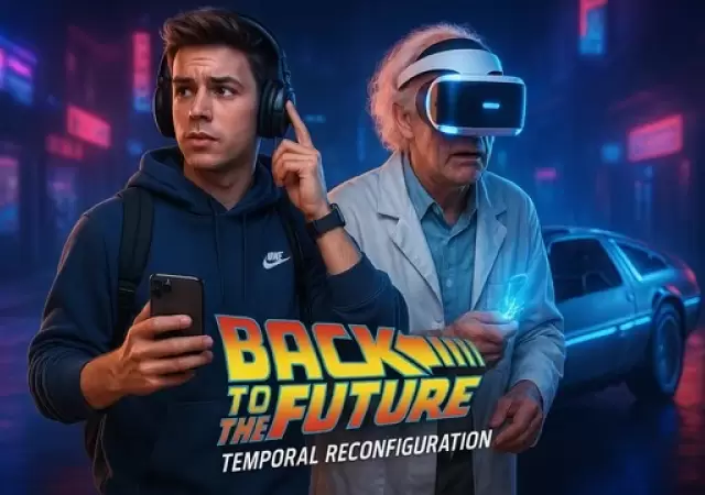 La imagen modernizada de Back to the future