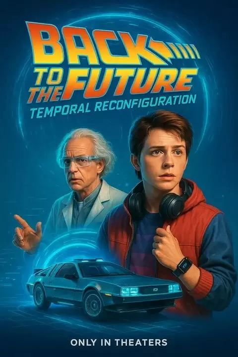 La portada new age de Back to the future