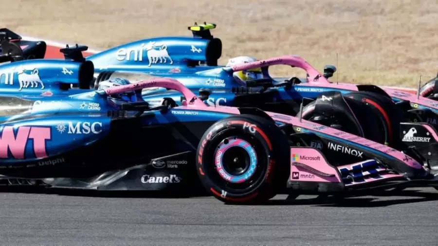 Colapinto estuvo muy cerca de superar a su compa�ero en el cierre del GP de M�xico.