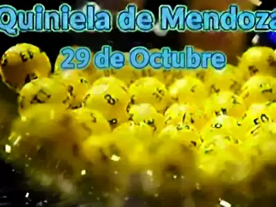 Quiniela de Mendoza del 29 de octubre