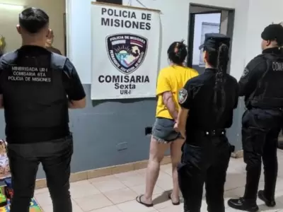 La agresora fue detenida/ Fuente: La Voz de Misiones)