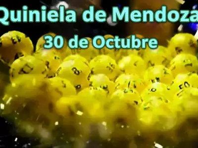 Quiniela de Mendoza del 30 de octubre