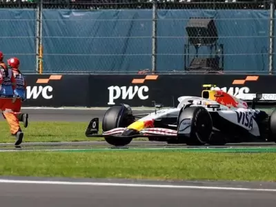 El momento que paraliz� a los fan�ticos durante el GP de M�xico.