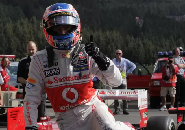 Jenson Button, tras ser campe�n, comparti� el equipo McLaren con Hamilton.