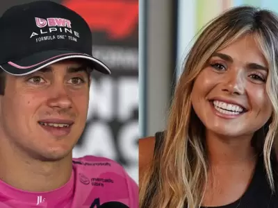El piloto de la F1 y la cantante que lo habr�a flechado. (Imagen: archivo web)