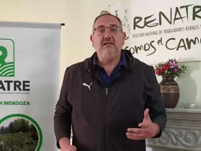 El titular del RENATRE en Mendoza, Guillermo Zone. (Foto: Daniel Gallardo / Ciudadano News.