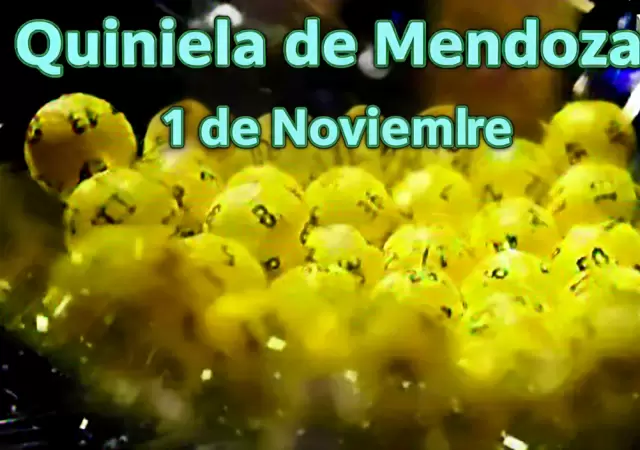 Quiniela de Mendoza del 1 de noviembre