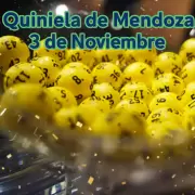 Quiniela de Mendoza hoy EN VIVO: resultados del lunes 3 de noviembre de 2025