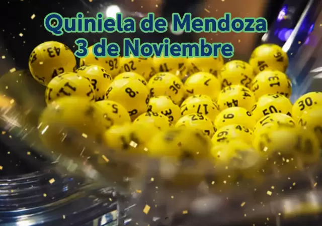 Quiniela de Mendoza del 3 de noviembre