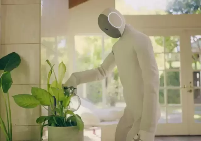 El robot humanoide de 1X Technologies utiliza inteligencia artificial para aprender y ejecutar tareas dom�sticas de forma aut�noma.