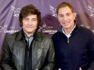Javier Milei y Diego Santilli/ Fuente: Web