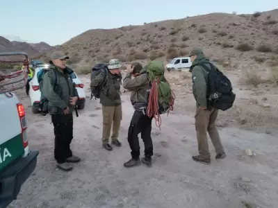 Operativo de rescate en Uspallata/ Fuente: Ministerio de Seguridad