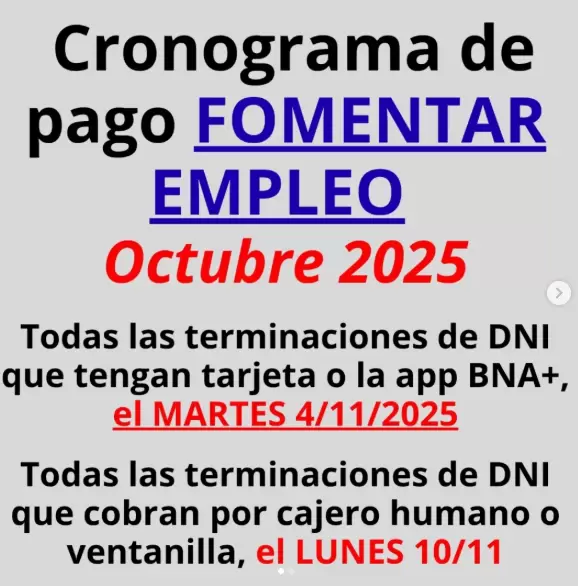 La fecha de cobro de Fomentar Empleo se demor� mucho m�s que los meses anteriores