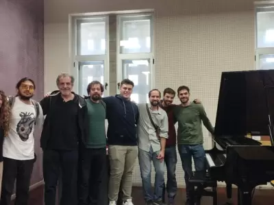 Parte de los integrantes del Colectivo de Pianistas de Cuyo/ Fuente: Colectivo de Pianistas