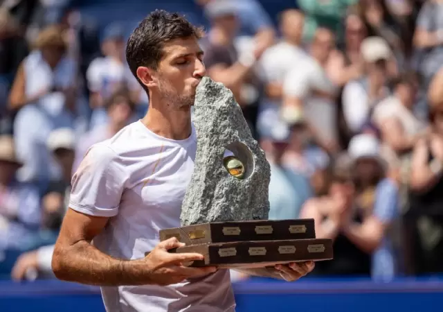 Pedro Cach�n, cuando se impuso en Gstaad