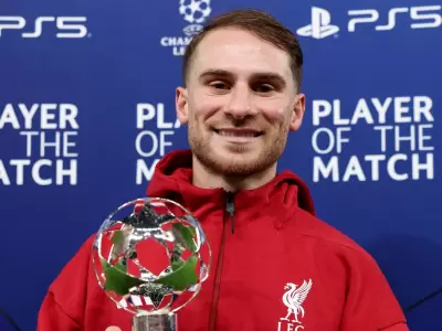 Alexis McAllister recibi� el premio al jugador m�s destacado en Liverpool y Real Madrid