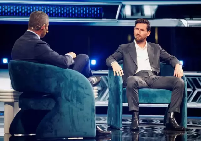 Leo Messi en el Forum Am�rica