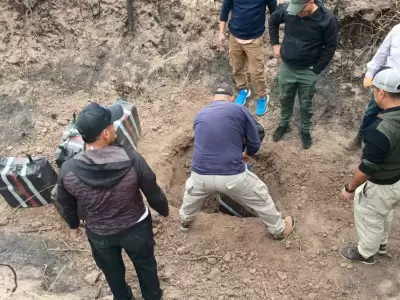 El total de droga incautada asciende a 364 kilos de coca�na, divididos entre la carga de la aeronave y los paquetes enterrados.