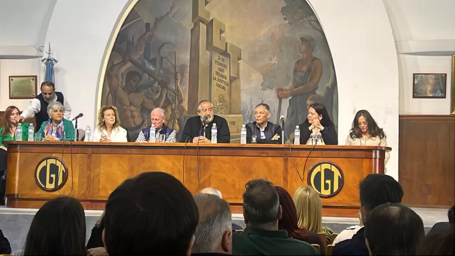 La c�pula de la CGT en su sitial