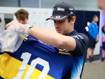 Franco no oculta su fanatismo por Boca y recibi� un regalo especial en Brasil.