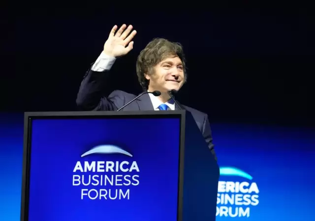 El Presidente fue ovacionado tras su discurso