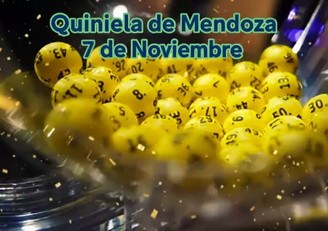 Quiniela de Mendoza del 7 de noviembre