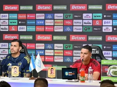Paredes y Quintero, figuras de Boca y River respectivamente.