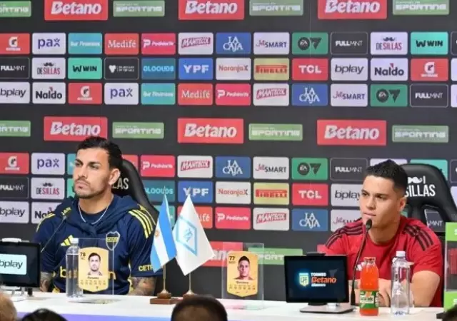 Paredes y Quintero, figuras de Boca y River respectivamente.