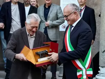 'Una obra de arte viviente': el emotivo discurso de Robert De Niro tras recibir el m�ximo honor de Roma