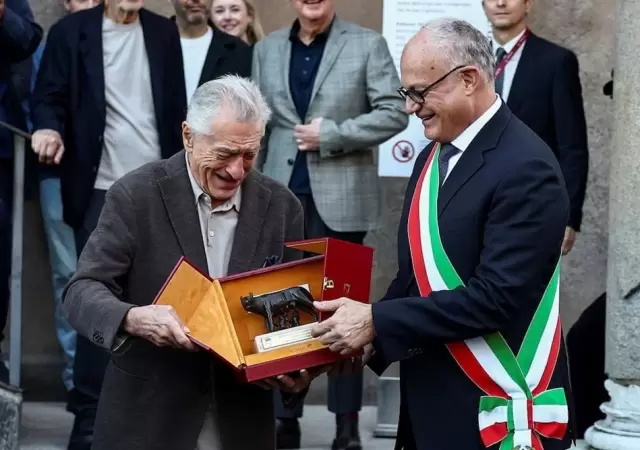 'Una obra de arte viviente': el emotivo discurso de Robert De Niro tras recibir el m�ximo honor de Roma