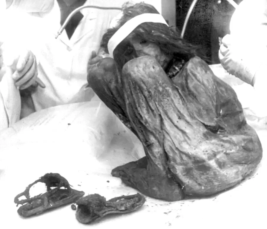 Imgenes tomadas en 1985, tras el hallazgo.