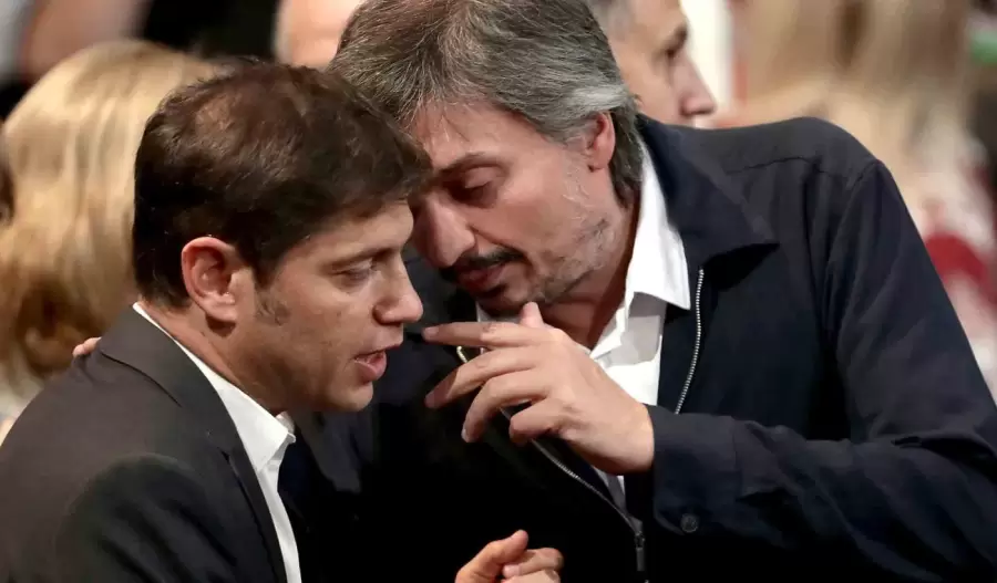 Axel Kicillof y M�ximo Kirchner frente a la disyuntiva de una interna. (Fuente: web)