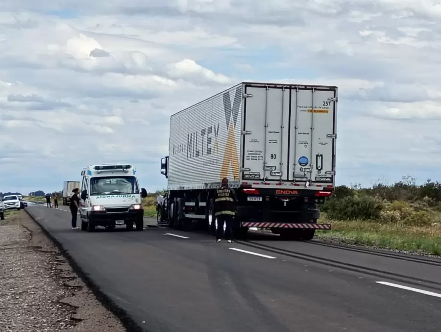Choque en la ruta 153