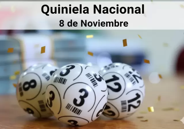 Quiniela Nacional del 8 de noviembre