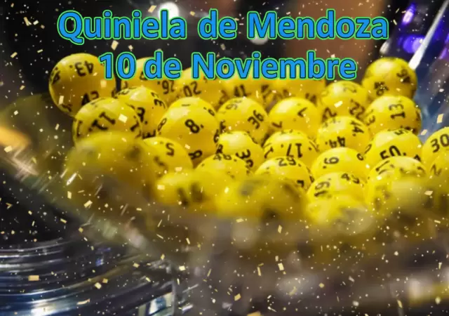 Quiniela de Mendoza del 10 de noviembre