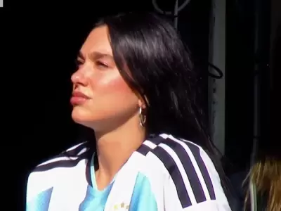Dua Lipa en La Bombonera/ Fuente: Captura de video