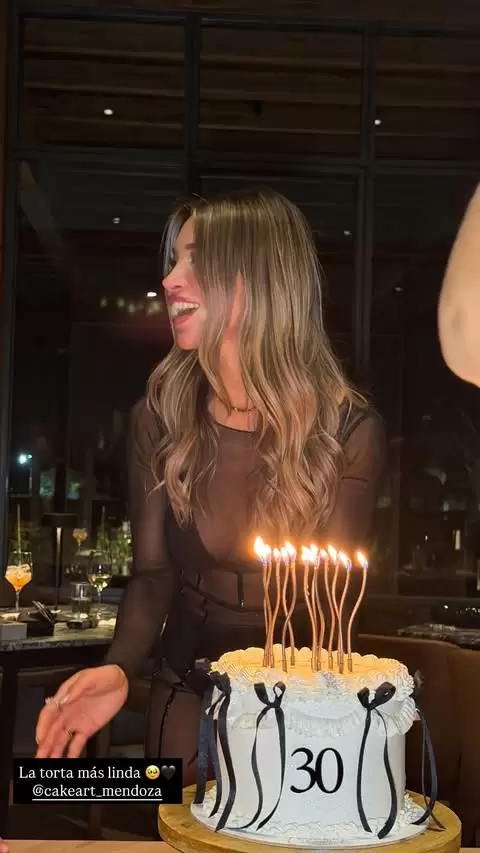Agustina Gandolfo festej� su cumplea�os con una mega fiesta en Mendoza/ Fuente: Instagram Agustina Gandolfo