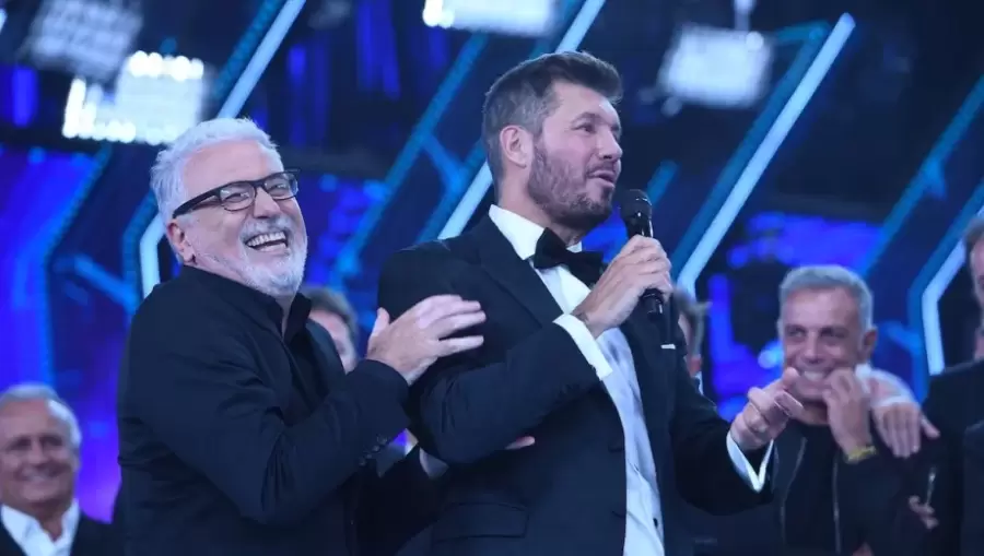 Claudio Villarruel y Marcelo Tinelli.