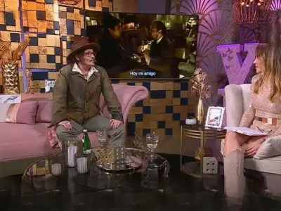 El protagonista de Piratas del Caribe eligi� el programa Cort� por Lozano para su primera entrevista en el pa�s y dej� frases que emocionaron a todos.