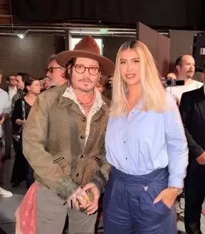 Johnny Depp junto a Wanda Nara