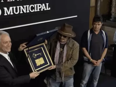 Jhonny Depp fue declarado Ciudadano Ilustre de La Plata.