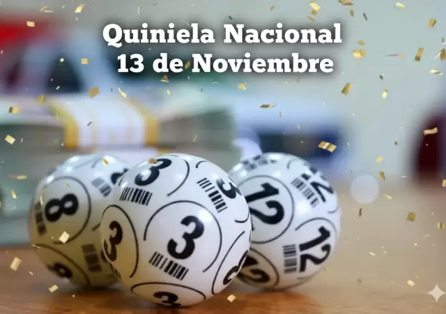 Quiniela Nacional del 13 de Noviembre