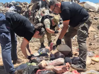 La Policia Rural decomis� 200 kilos en un sorpresivo operativo en Las Heras. /