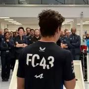 El emotivo video: la ovacin secreta que recibi Colapinto de los trabajadores de Alpine